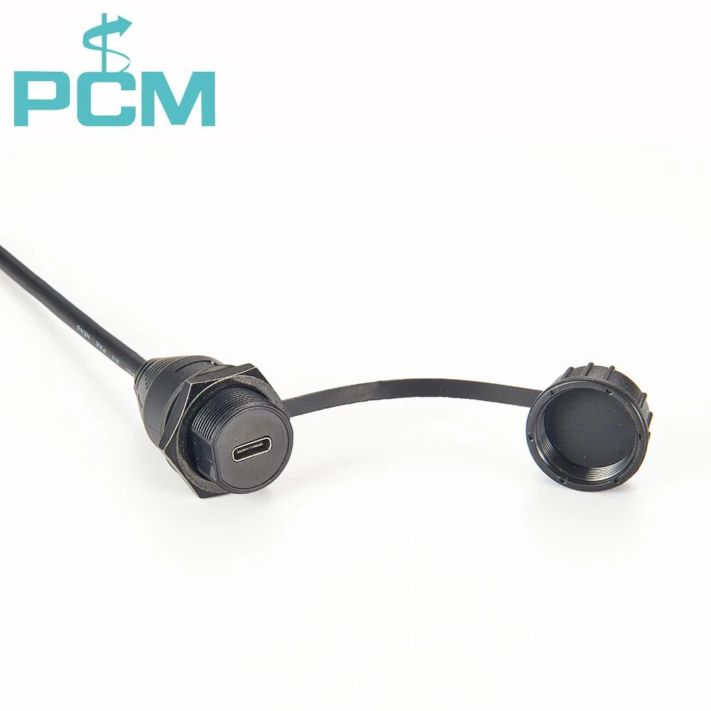 we are the manufacturer pf Cable cc Waterproof Type-C USB 3.1 Expansion Panel Embedded Car Expansion Cable