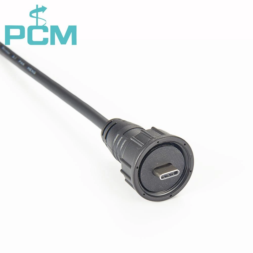 we are the manufacturer pf Cable cc Waterproof Type-C USB 3.1 Expansion Panel Embedded Car Expansion Cable