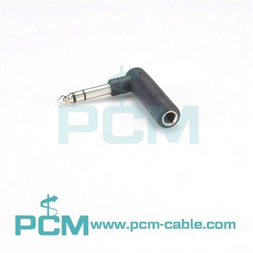 1/4 colio TRS adapterio kištukinė ir moteriška garso jungtis