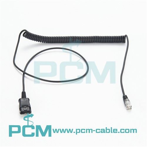 QD–RJ9 ausinių laidas klientų skambučių tarnybai