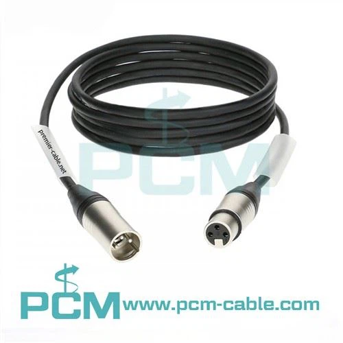 DMX kabelio 3 kontaktų XLR jungtis garsui