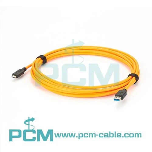 Pririštas fotografavimo kabelis USB 3.{1}} prie USB-C