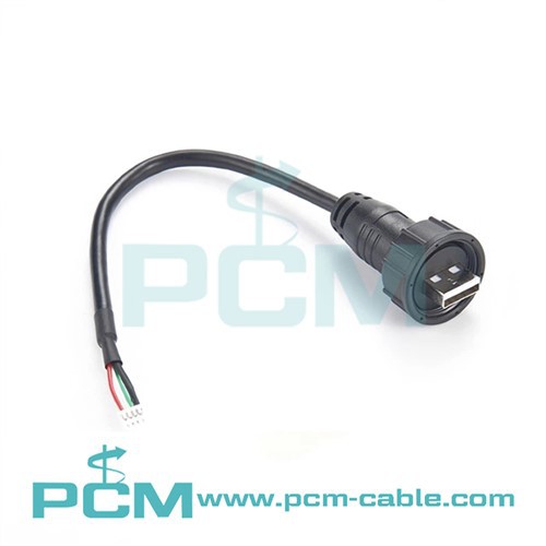 IP67 vandeniui atsparus USB laidas