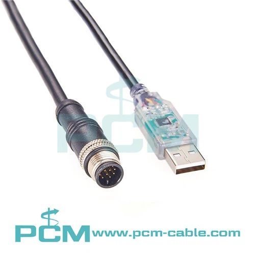 USB Į RS232 M5 M8 M12 laidas