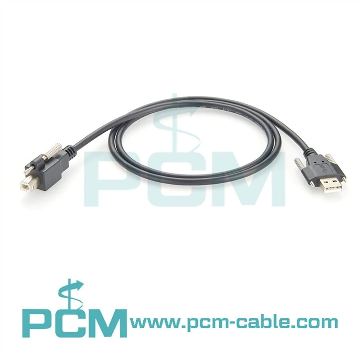Stationary Industrial Scanner Cable Screw Lock USB cables