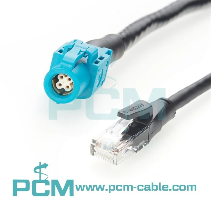HSD to RJ45, HSD 4Pin Z Code Male to RJ45 Female Extension Cable, CAT5E