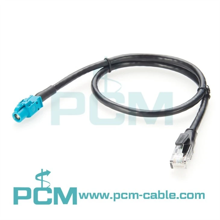 Fakra HSD 4 Pin to RJ45 Extension Cable HSD Fakra to RJ45 Cable