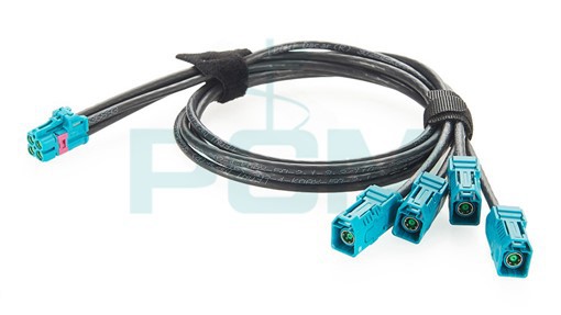 LVDS Cable Mini Fakra 4 in 1 Z Coded Female To Female Cable LVDS Cable Mini Fakra 4 in 1 Z Coded Female To Female Cable