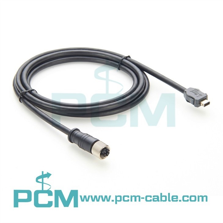 10Gbps M12 X-Code Ethernet Cable for Industrial Ethernet Applications