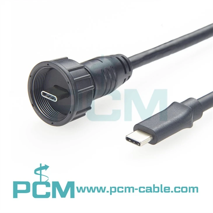 Vandeniui atsparus USB 3.1 tipo C laidas