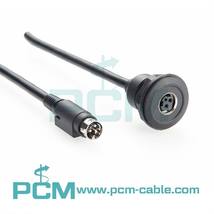 3 Pin Panel Mount Power DIN cable