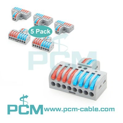 2 in 8 Out Lever Compact Wire jungtys
