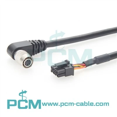 Kameros įvesties / išvesties kabelis Hirose HR10A su Molex Micro{1}}Fit 3.0 kabeliu